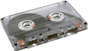 Audio cassette is one of many audio formats that CD Makers can transfer.